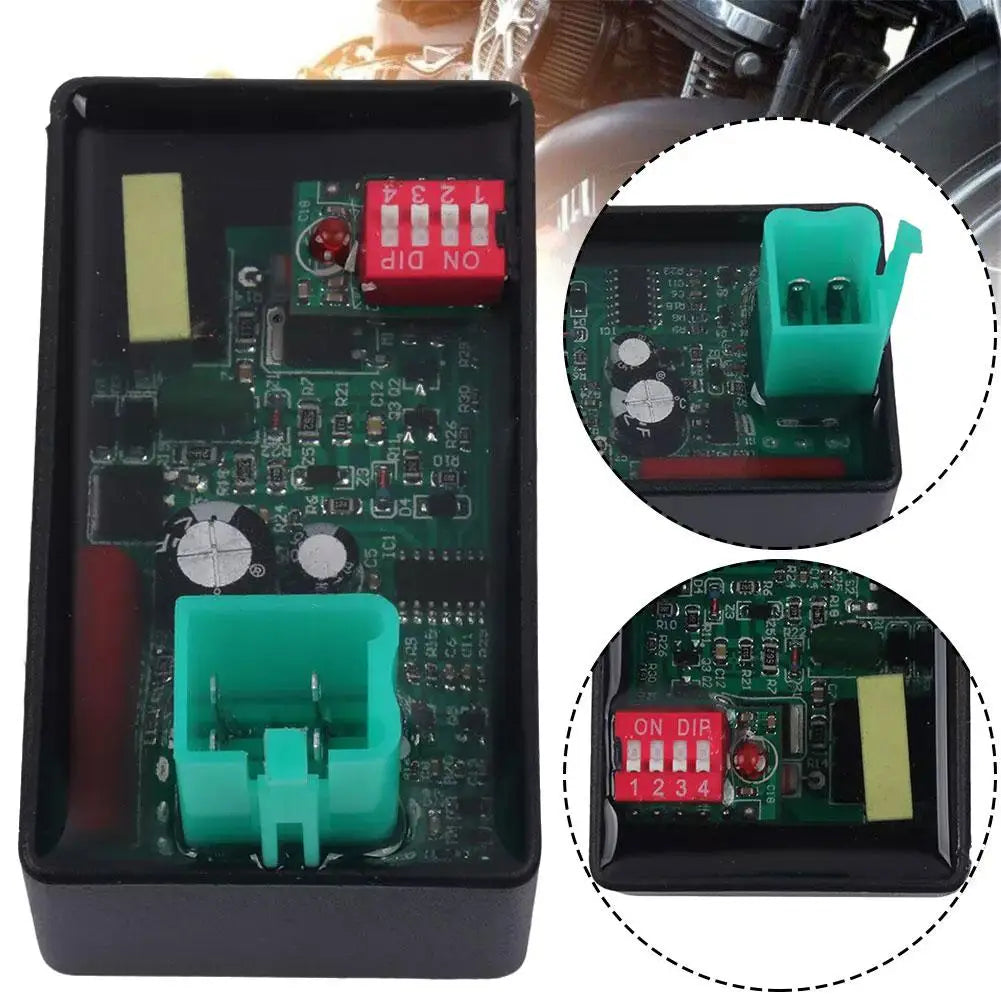 Motorcycle Lgnition 6 Pin 5 Pin AC CDI Box 4 Pin DC CDi with DIP Switch Speed limit4000-12000 for BIZ100 SUPER100 XY50-Q WEB100 Peaceful Pleasures Health and Wellness