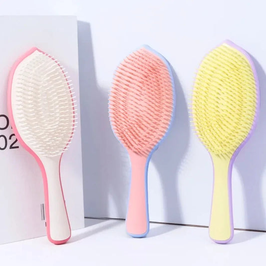 Leaf-Shaped Air Cushion Detangling Comb for Wigs & Hair Detangling Hair Comb Peaceful Pleasures Health and Wellness
