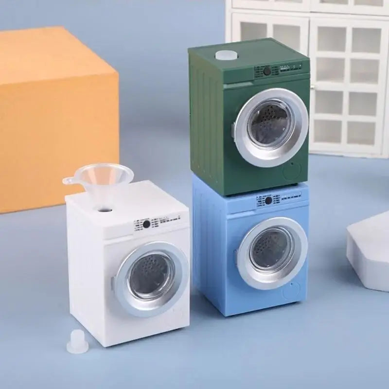 1:12 Scale Miniature Dollhouse Washing Machine – Interactive