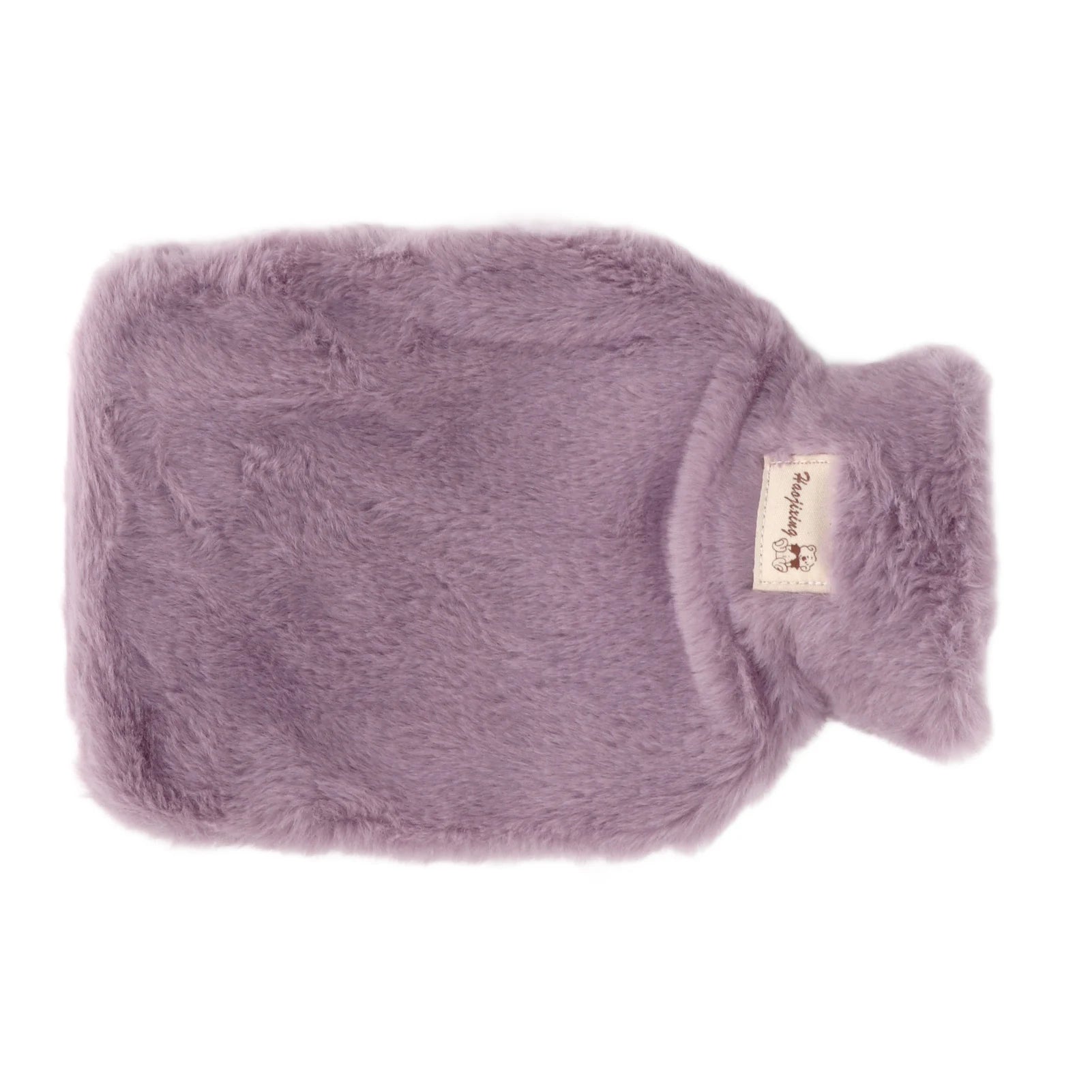 Warm Water Bottle Plush Hot Water Bottle Wide Mouth 1000ml Large Threaded Stopper Anti Slip Texture PVC Inner Liner for School Peaceful Pleasures Health and Wellness
