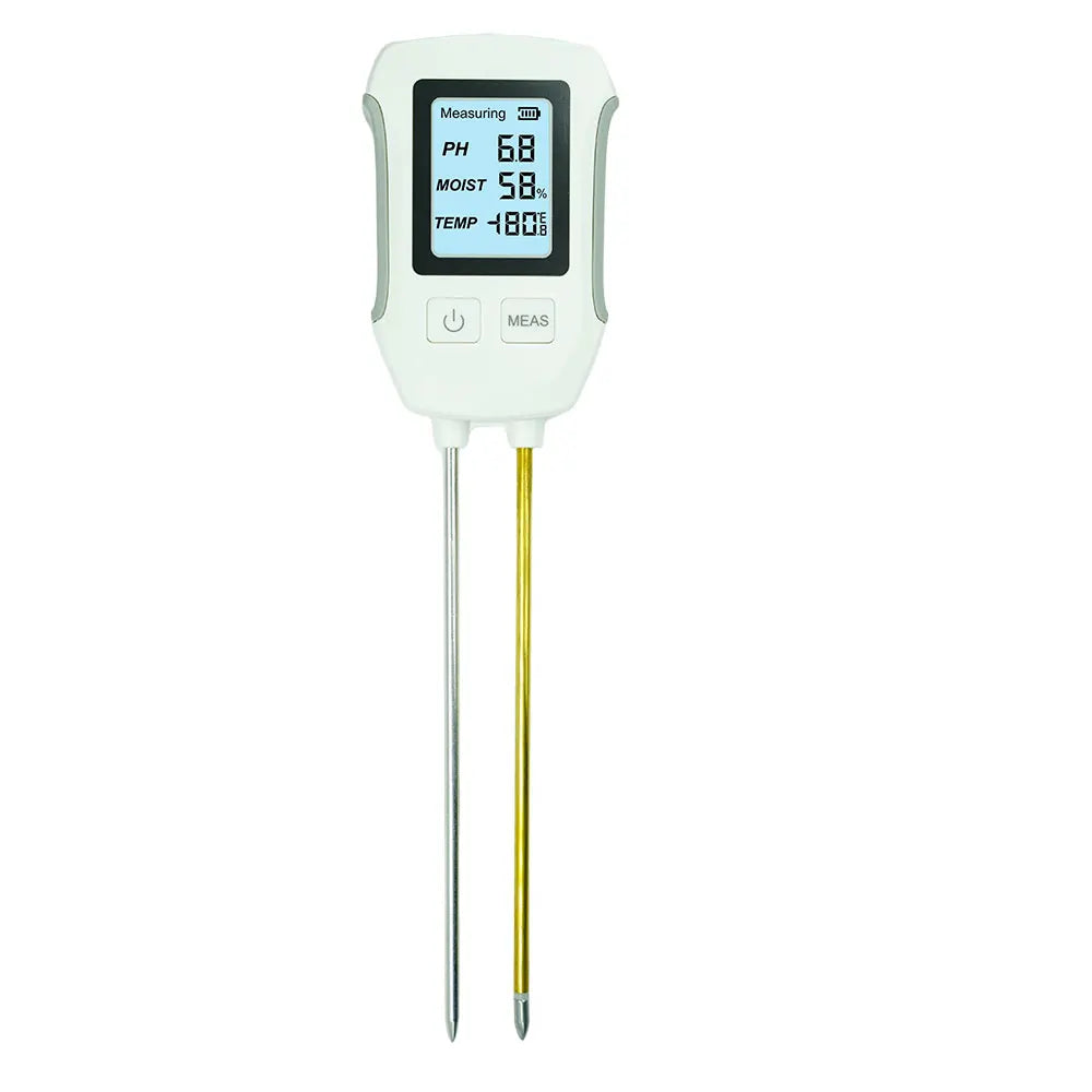 3-In-1 LCD Digital Soil PH Tester Temperature Humidity Meter Soil Test Kit for Potted Flower Plant Home Garden Planting Peaceful Pleasures Health and Wellness PH Tester