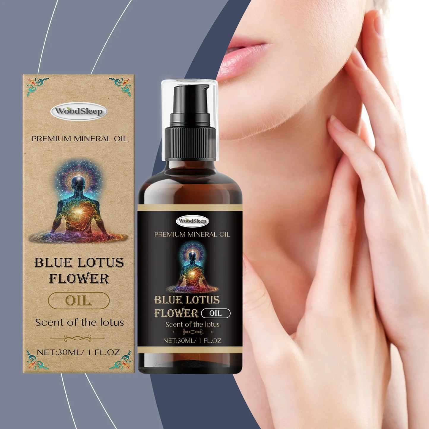 Blue Lotus Essential Oil – Skin, Hair, Nails & Diffuser | 30ml