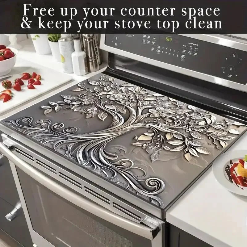 Anti Slip Sun Protection Washable Mat Washer Dryer Covers Top Protector Water Absorption Rubber Mat Kitchen Stove Essential Mat Peaceful Pleasures Health and Wellness
