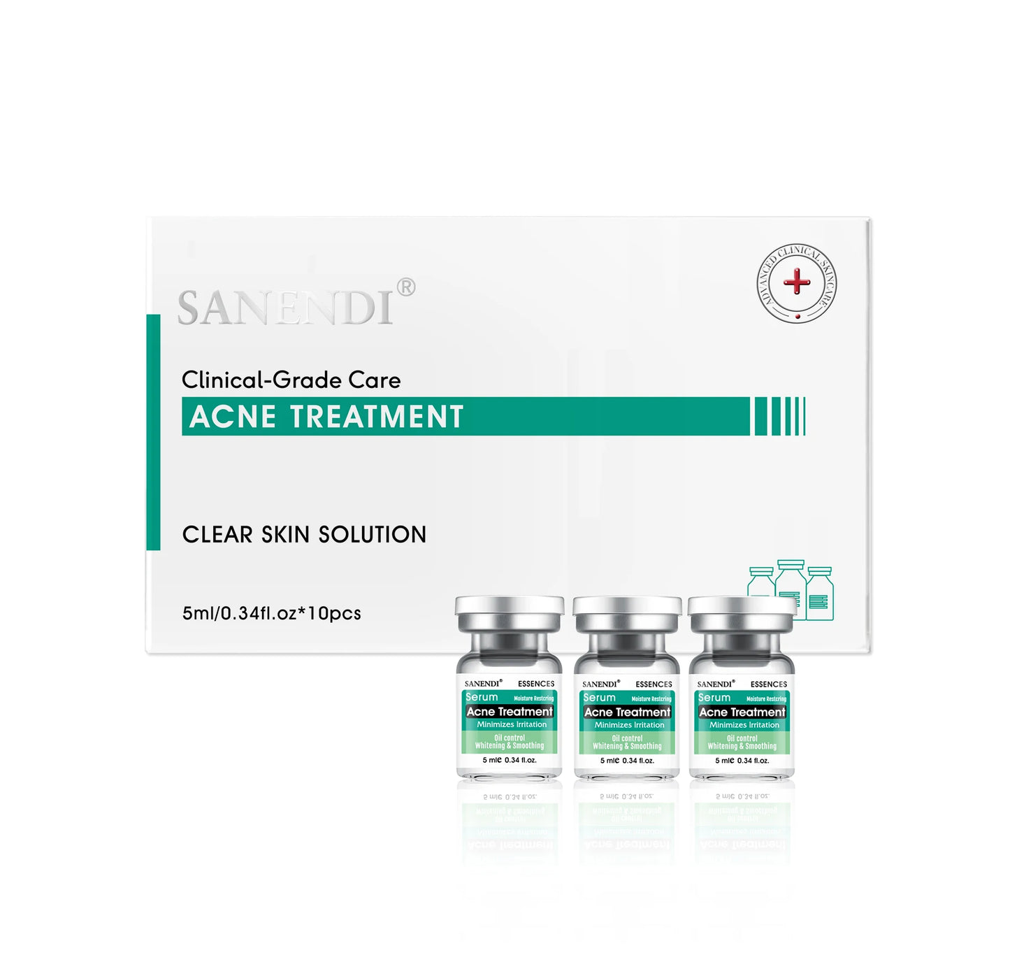 Korean Six Peptide Hyaluronic Acid Face Serum – 10 Vials