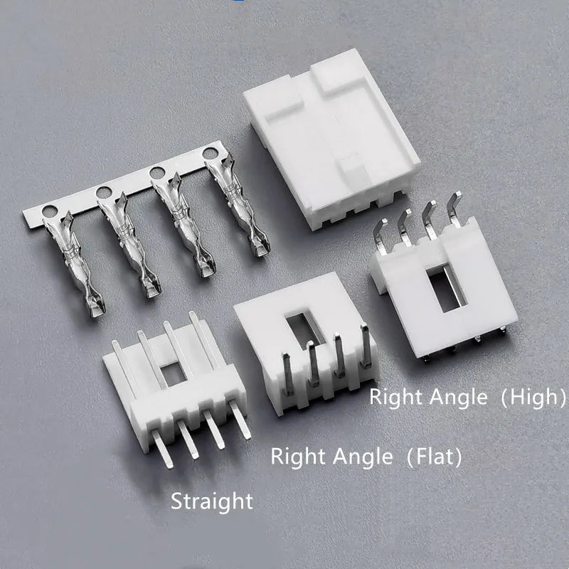 10pcs Mini 4P Connector Floppy Power Supply Jack 2.54mm Pitch Housing Straight Right Angle Socket Housing Terminals Peaceful Pleasures Health and Wellness