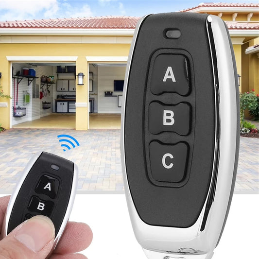 433MHz 3-Button RF Remote for Gate & Garage Door | EV1527 RF Remote Transmitter Peaceful Pleasures Health and Wellness As Shown