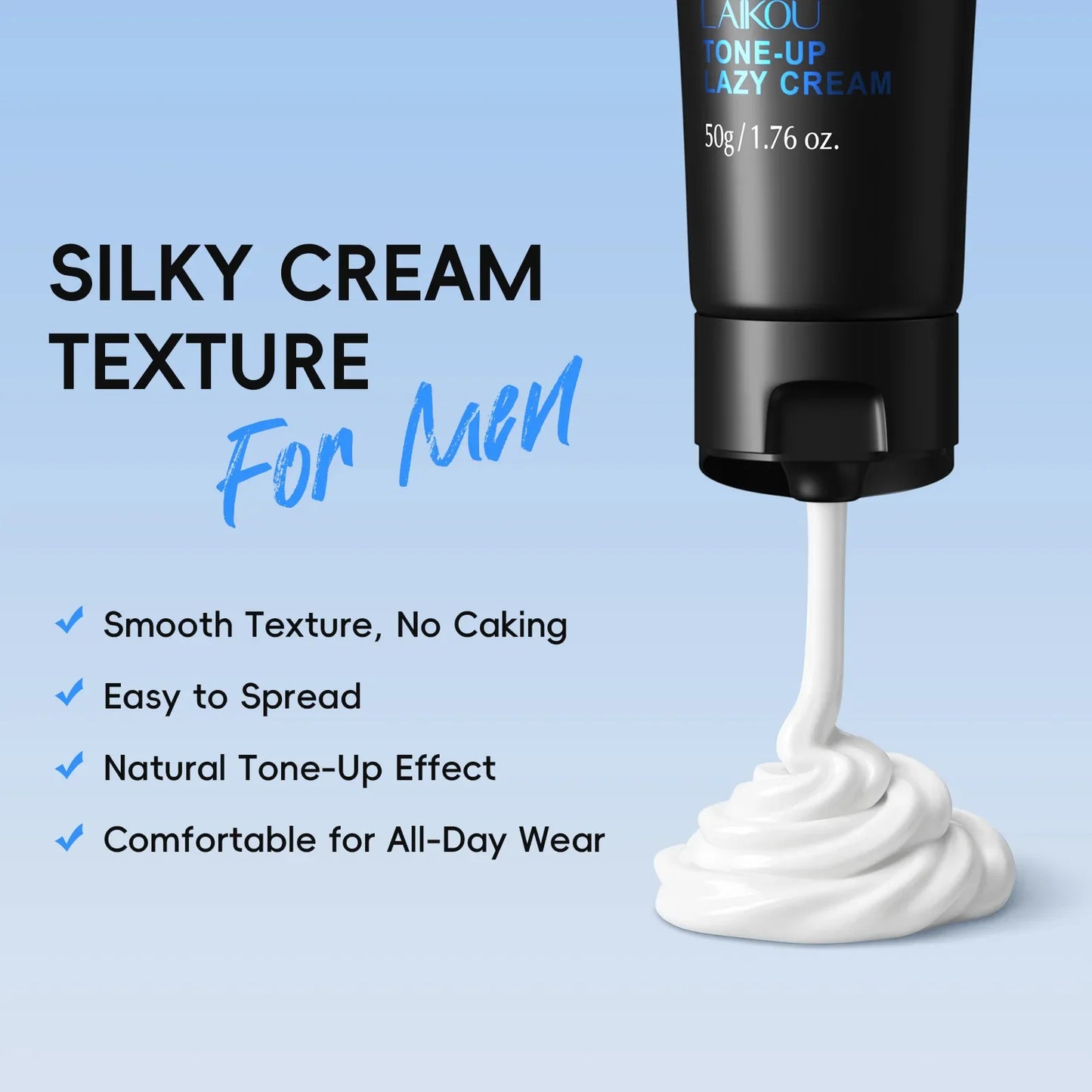 LAIKOU Men BB Cream – Tone Up, Brighten & Conceal 50g