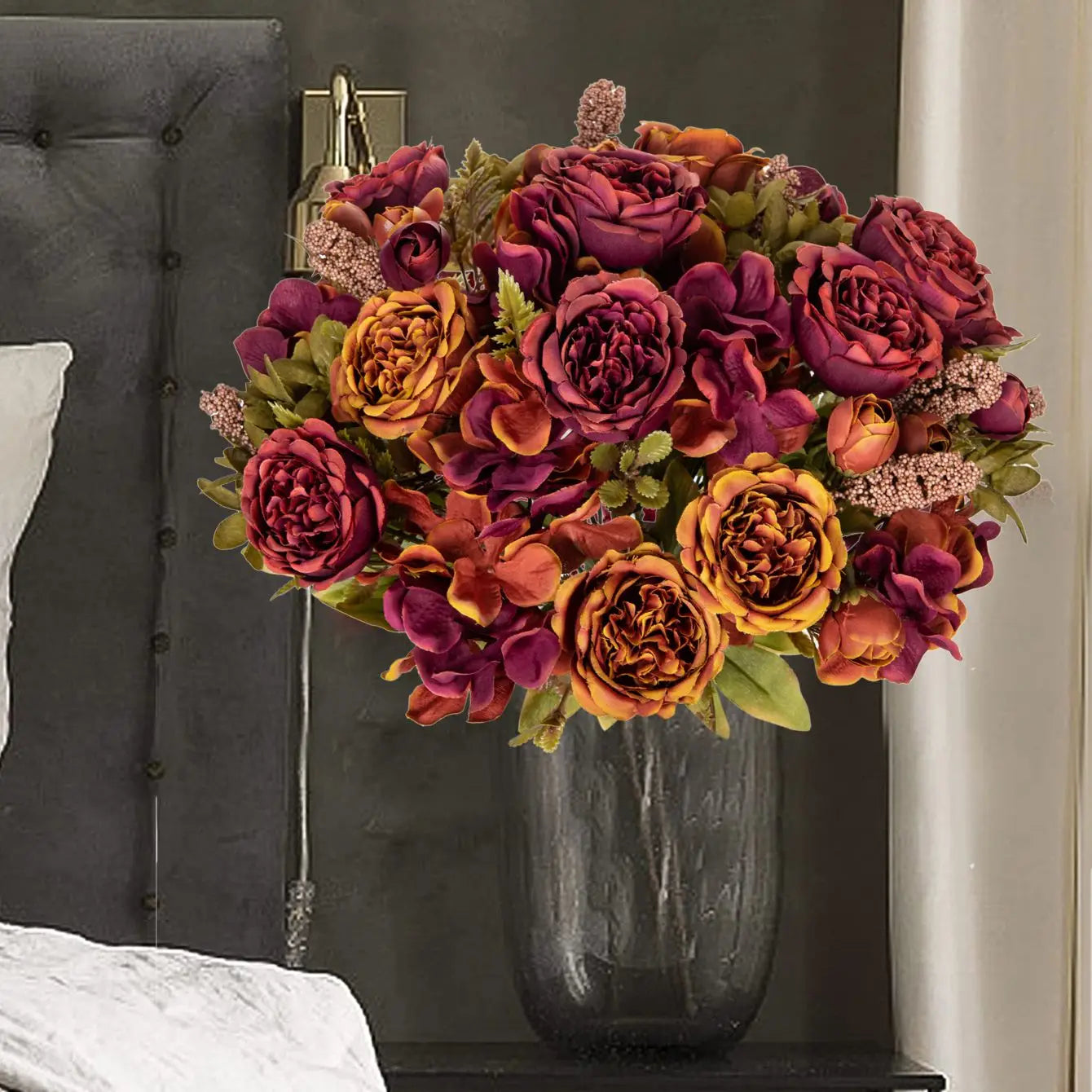 Artificial Silk Peony Hydrangea Flowers – Wedding & Home Decor