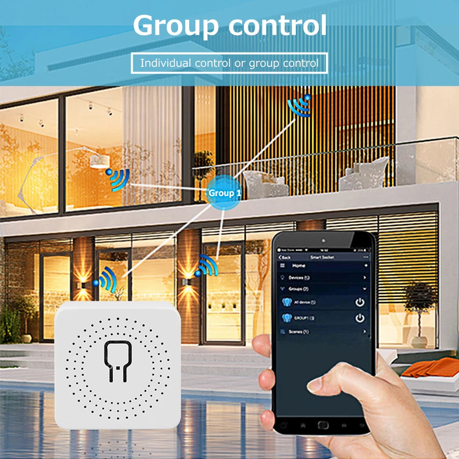 Tuya ZigBee WiFi Smart Switch Automation Module Relay Supports 2 Way Control Breaker Voice Control with Alexa Alice Google Home Peaceful Pleasures Health and Wellness
