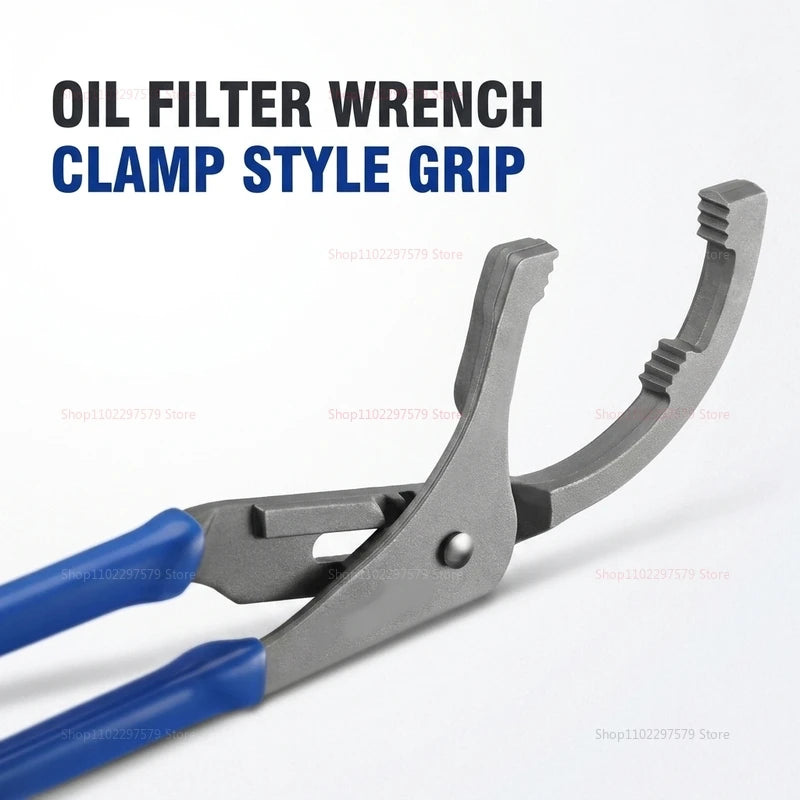 Adjustable Oil Filter Wrench Pliers Clamp Type Removal Tool 9 iInch 12 Inch Steel Oil filter pliers for Auto Oil Change Peaceful Pleasures Health and Wellness