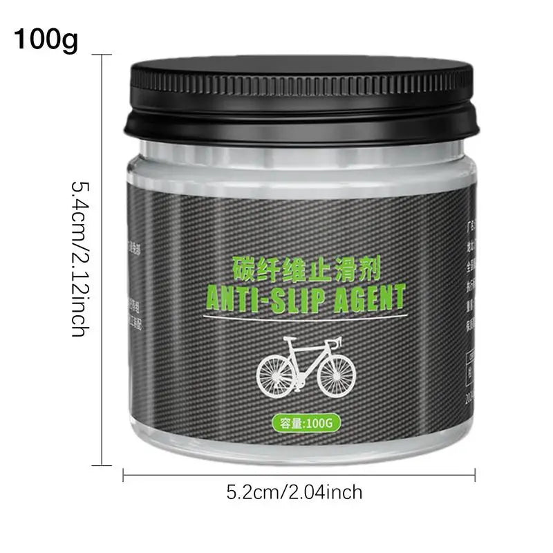 100g Carbon Fiber Anti Slip Paste Lubricant Multifunctional Bicycle Carbon Grease Bicycle Assembly Grease Anti Slip Paste Peaceful Pleasures Health and Wellness
