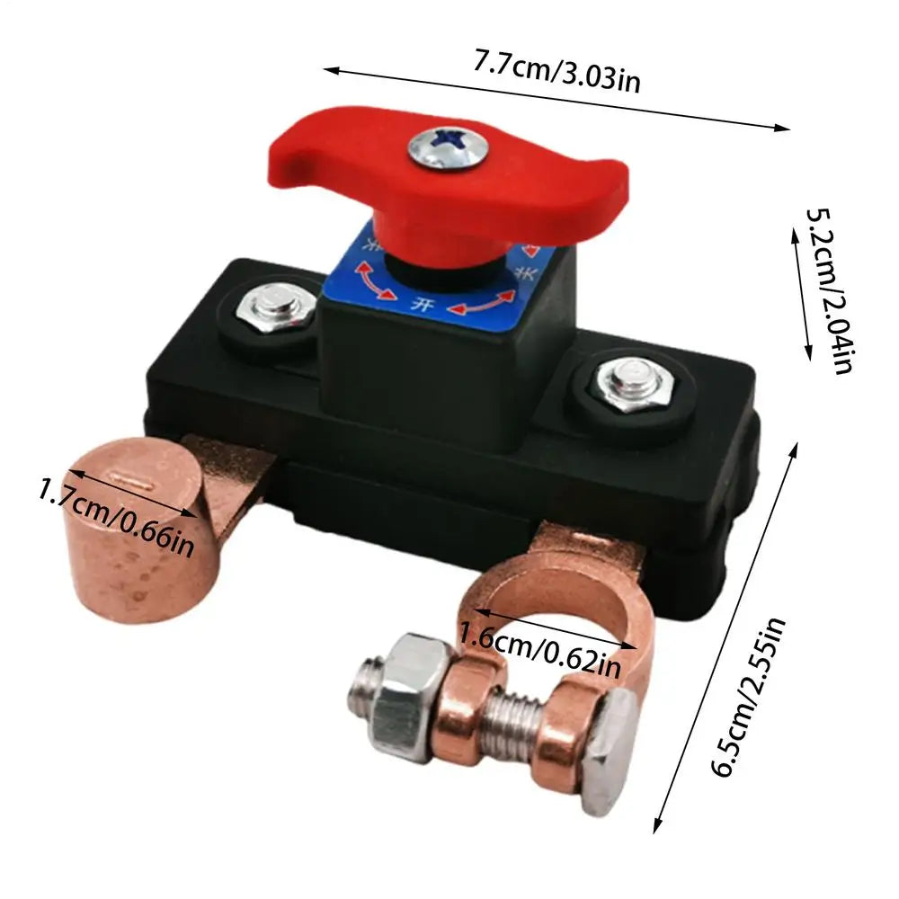 12V/24V Battery Disconnect Switch – Power Cutoff Isolator