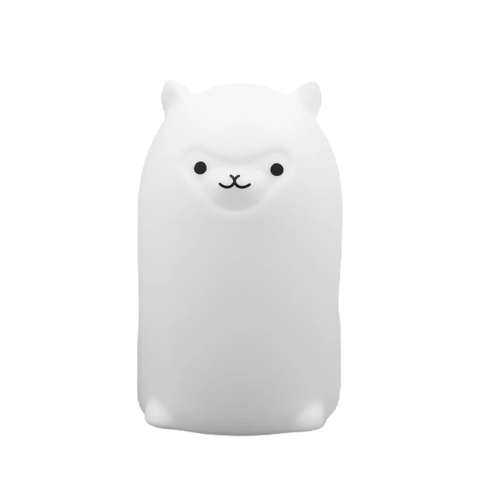 GGbingo LED Night light Touch Sensor RGB LED Alpaca USB Rechargeable Silicone Lamp for Children Baby Toy Festival Decor Peaceful Pleasures Health and Wellness