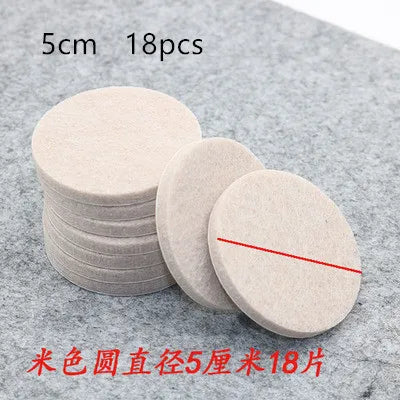 Felt Chair Leg Pads 5mm – Floor Scratch Protector 18–128 Pcs