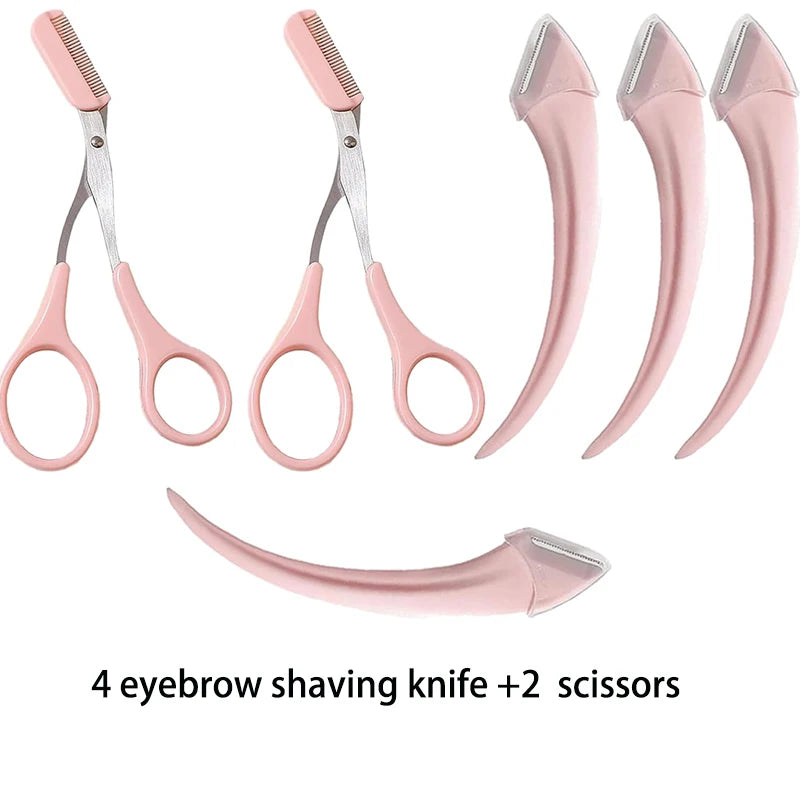 Professional Eyebrow Trimmer Razor with Comb for Women