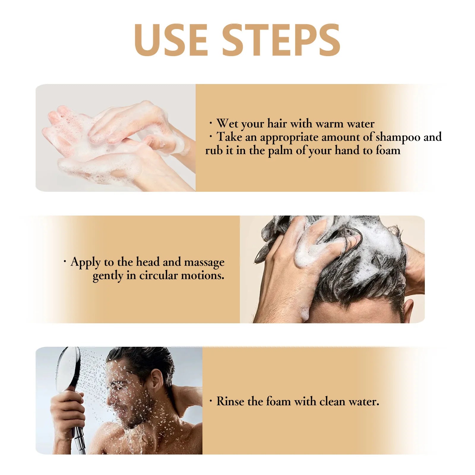 Root Activator Shampoo Anti Hair Loss Hair Regrowth Fluffy Dandruff Control Smoothing Nourishing Strengthens Roots Hair Shampoo Peaceful Pleasures Health and Wellness