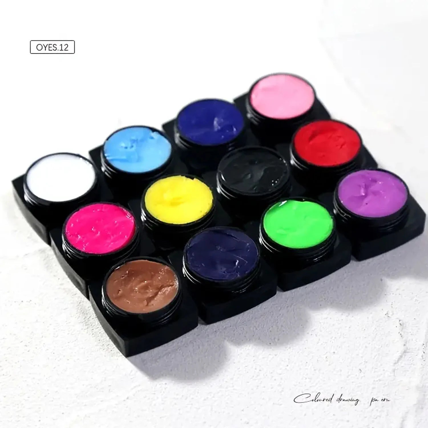 Nail Art Accessories Carving Gel Supplies 3D 4D Model Carved MudPlasticine UV Gel DIY Nails Painting Removable 3D Embossment Gel Peaceful Pleasures Health and Wellness