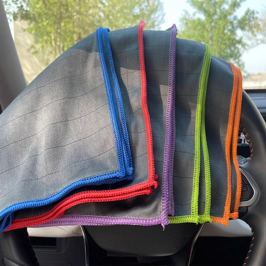 Lint Free Carbon Fiber Cleaning Cloth Glass Window Polishing Streak Free Miracle Easy Clean Rag Reusable for Kitchen Dish Peaceful Pleasures Health and Wellness