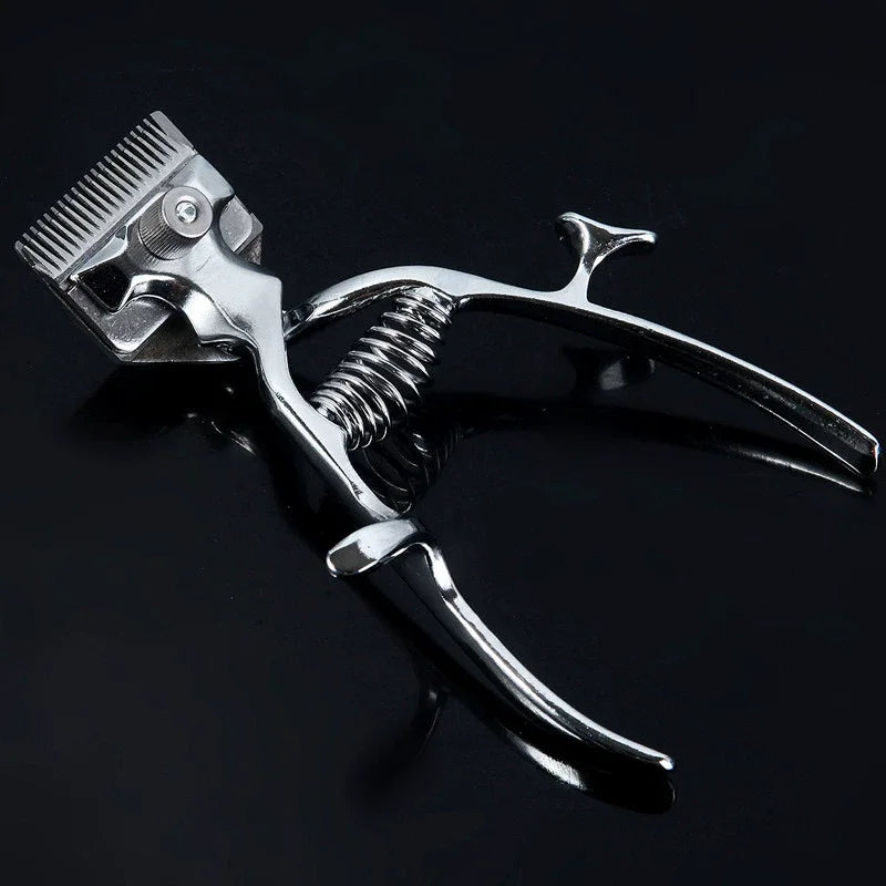 Portable Handheld Manual Hair Clippers Hair Trimmer Cutter Stainless Steel Barber Hair Scissor Styling Tool For Men Hair Care Peaceful Pleasures Health and Wellness Default Title