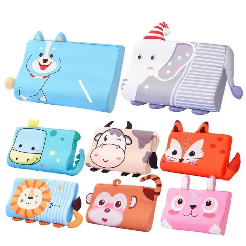 Ergonomic Toddler Pillow – Soft Skin-Friendly Kids Travel Pillow