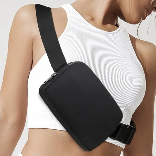 Multi-Functional Sports Crossbody Waist Bag – Waterproof Nylon Sports Crossbody Bag Peaceful Pleasures Health and Wellness