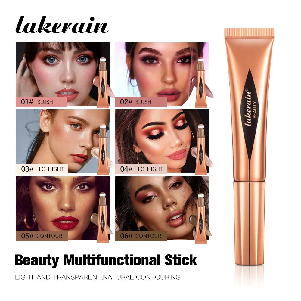 3-in-1 Bronzer Blush & Highlighter Contour Wand Stick