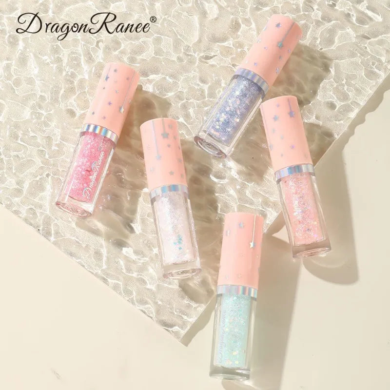 6-Piece Glitter Liquid Eyeshadow Set – Shimmer & Sequin Pens