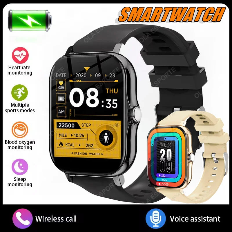 Smart Watch, Wireless calling /dial, Multi -Sport Mode, Calling Reminder And Rejection, SMS Reminder, For iPhone/Andriod Peaceful Pleasures Health and Wellness 1Bk1Rose Go