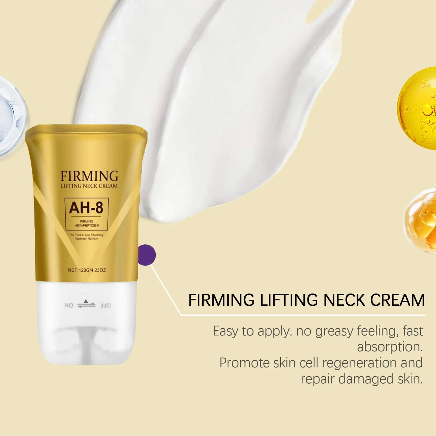 Neck Firming Roller Cream – Lifting, Tightening & Brightening