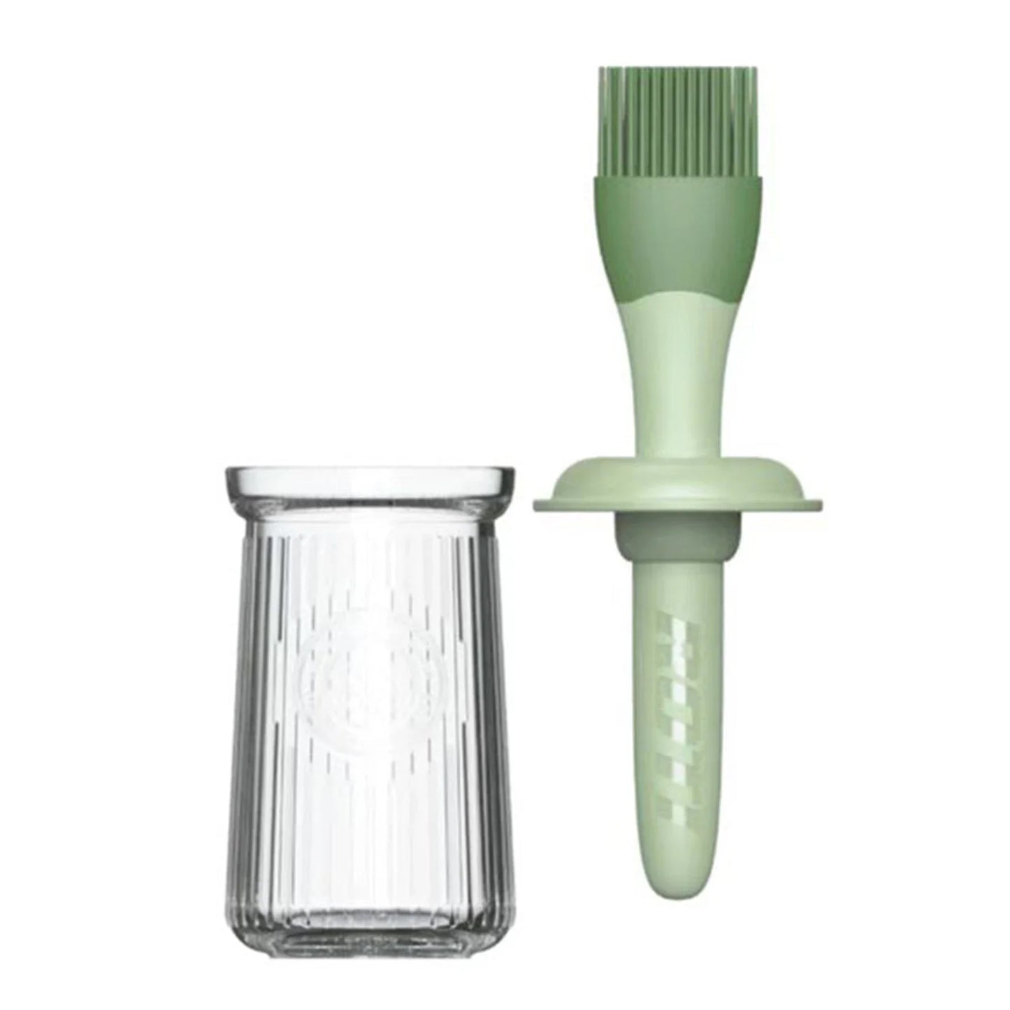 3-in-1 Silicone BBQ Basting Brush with Oil Bottle & Lid