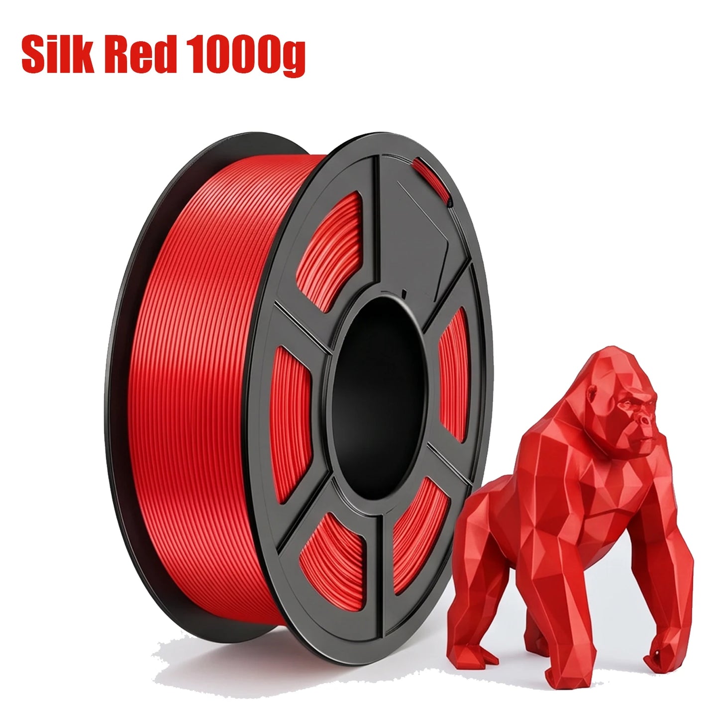 DINGSUN 3D Silk Gold PLA Filament 1.75mm – Glossy Shiny Spool