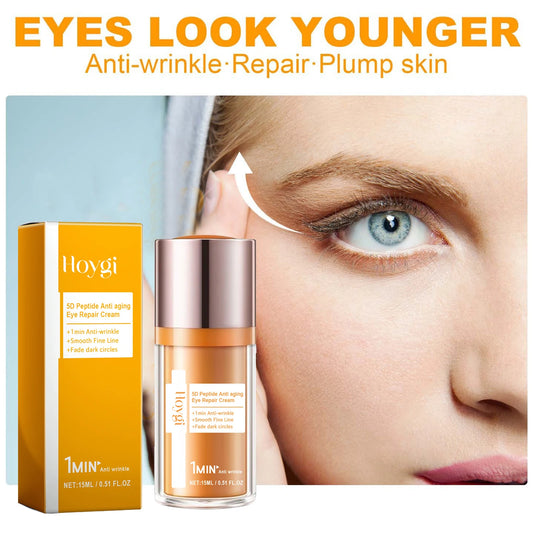5D Peptide Anti Wrinkle Eye Care Cream Remove Dark Circles Under the Eyes Anti Eye Bag Reduce Fine Line Firming Lifting Eye Peaceful Pleasures Health and Wellness