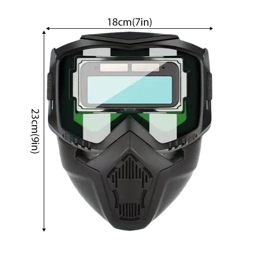 Auto-Darkening Welding Helmet – Anti-Glare Head-Mounted Mask