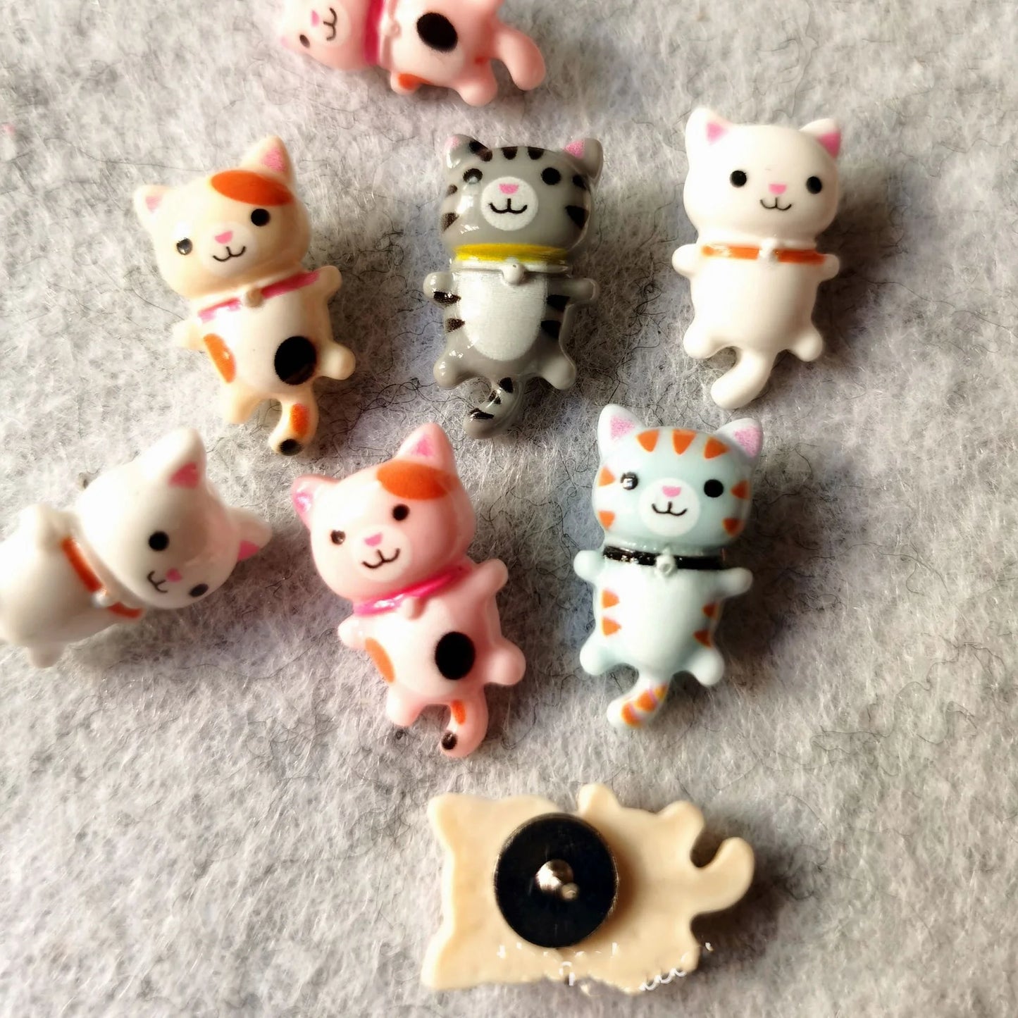 Bview Art 30 Long Tail Cat Plastic Push Pins Creative Thumb Tacks