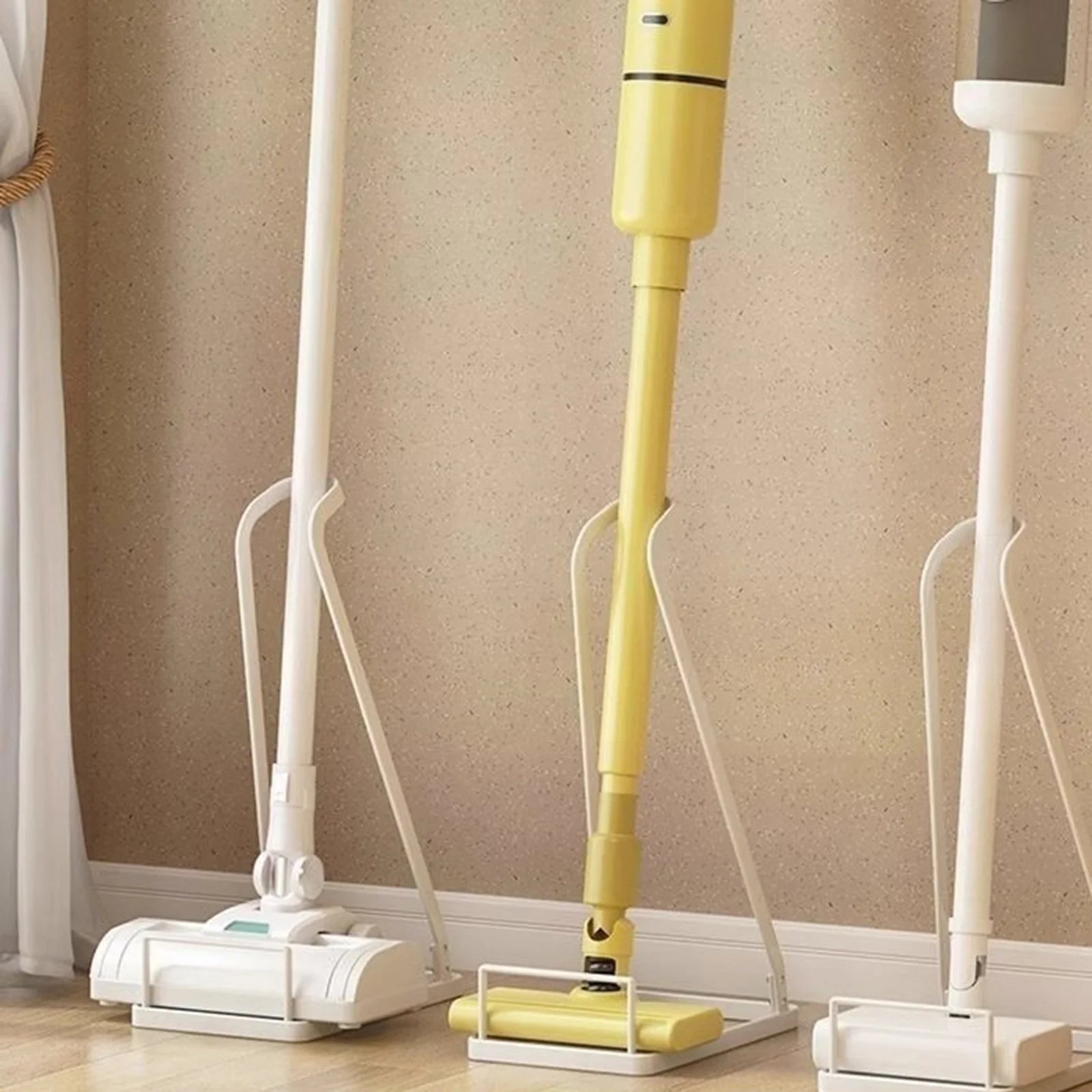 No-drilling Vacuum Stand Stable Metal Storage Bracket Stand Holder Fit Most Stick Vacuum Cleaner Peaceful Pleasures Health and Wellness