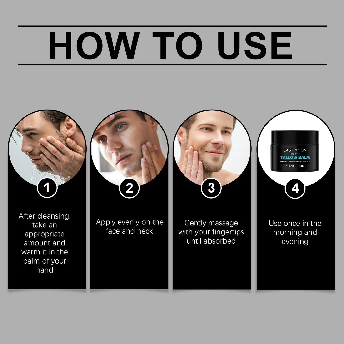 Men's Tallow Face Cream – Firms, Moisturizes & Smooths Skin