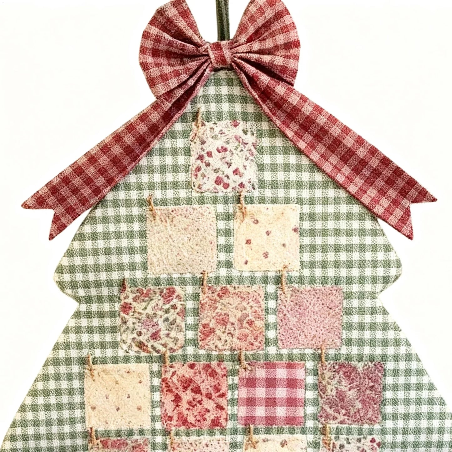2025 Fabric Christmas Countdown Calendar | 24 Pocket Advent Tree