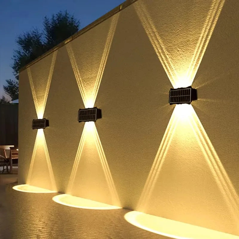 Solar LED Outdoor Wall Light – IP65 Waterproof Up & Down Glow
