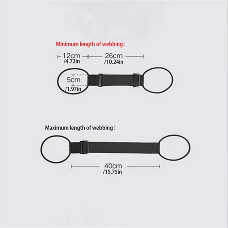 Adjustable Elastic Luggage Strap Carrier Strap Baggage Bungee Belts Suitcase Travel Security Carry On Straps Peaceful Pleasures Health and Wellness
