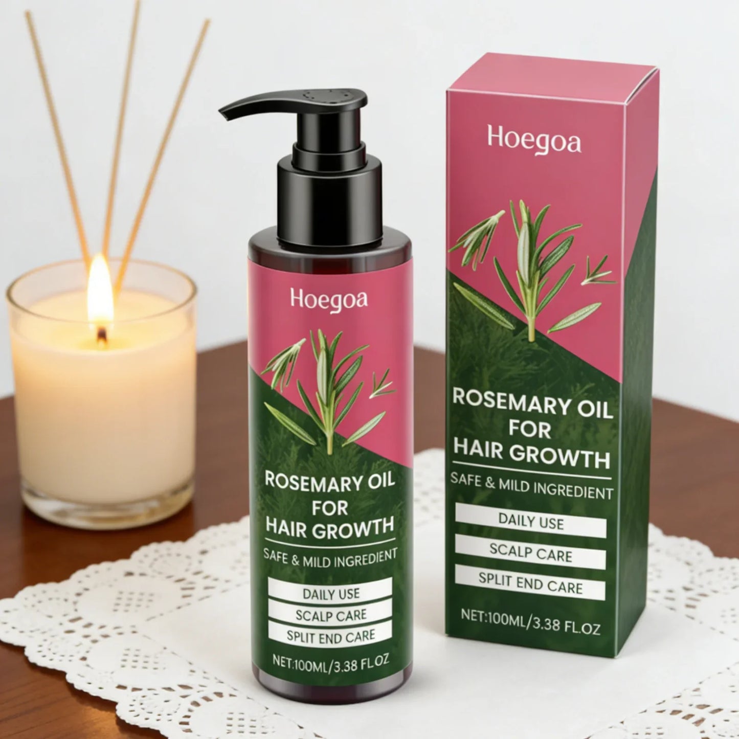 Hoegoa Rosemary Oil for Hair Growth & Scalp Care – 100ml