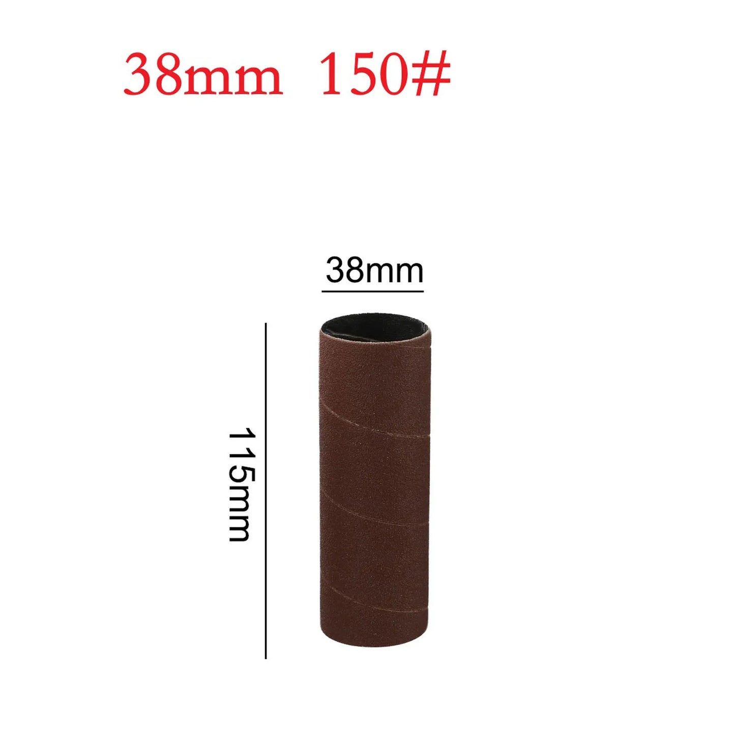Sanding Drum Sleeves Paper Polishing Tool 80 150 240 Grit Spindle