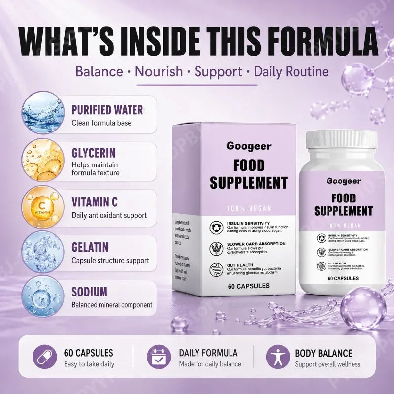 Vitamin C Daily Dietary Supplement – Clean Formula 60 Capsules