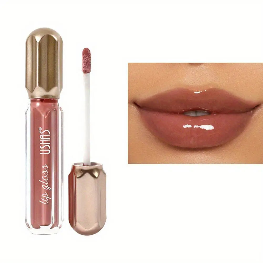 Mirror Pearl Lip Gloss Waterproof Long Lasting Moisturizing Lipstick Shine Glitter Lip Gloss Women Makeup Cosmetic Peaceful Pleasures Health and Wellness
