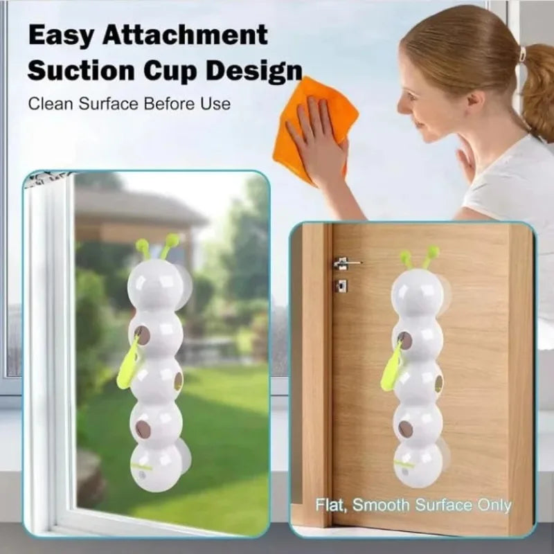 Motion-Activated Caterpillar Cat Toy | Rechargeable Interactive