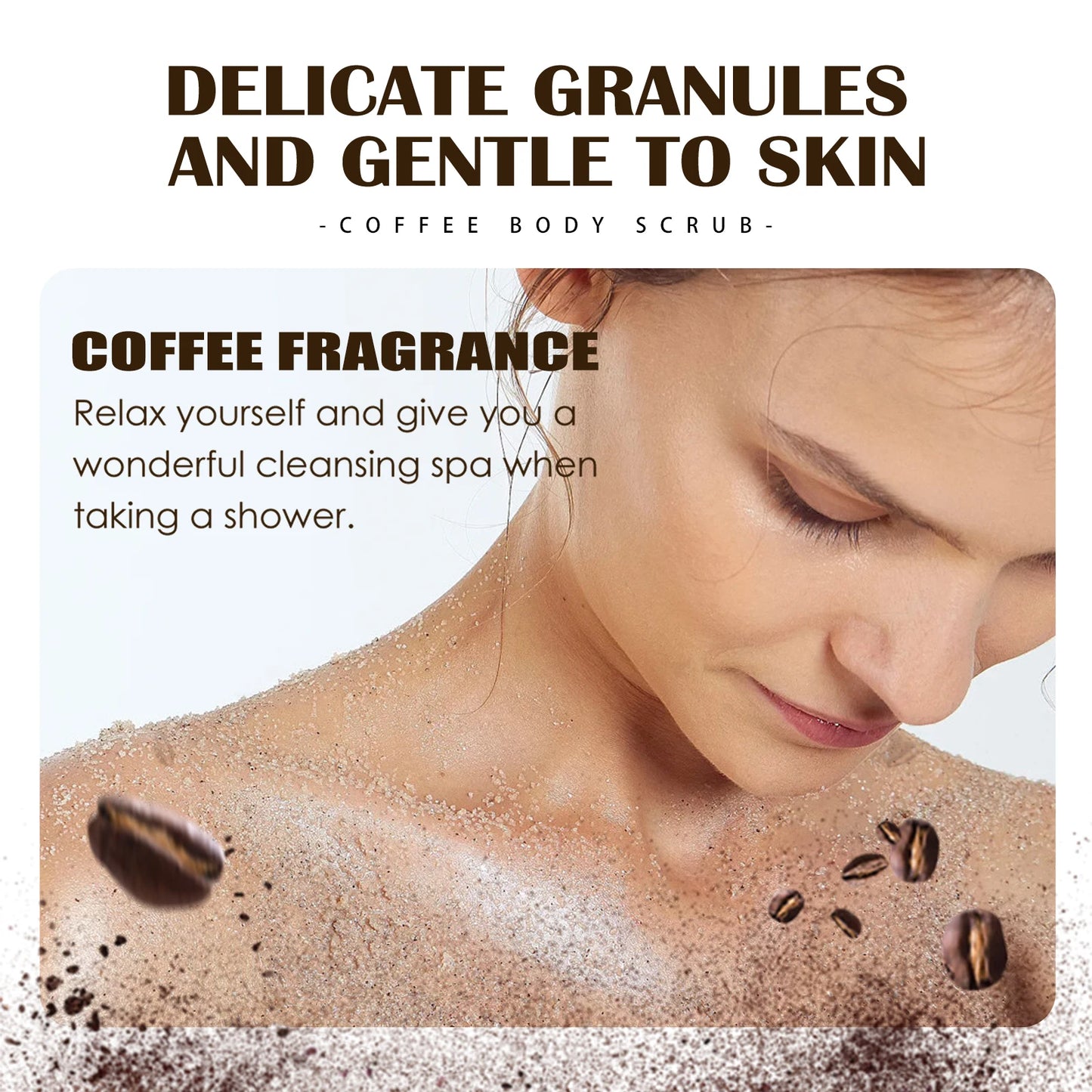 Coffee Body Scrub – Exfoliating Brightening Cleansing Cream