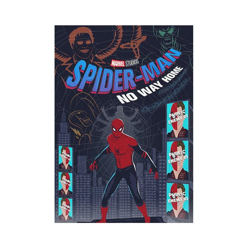 Spiderman No Way Home Movie Poster And Print Superhero Canvas Painting Wall Art Living Room Home Decoration Gift Peaceful Pleasures Health and Wellness 6 55x75cm