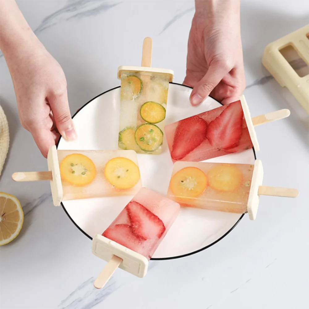 DIY Popsicle Mold Set – 9-Cavity Ice Lolly Maker with Tray