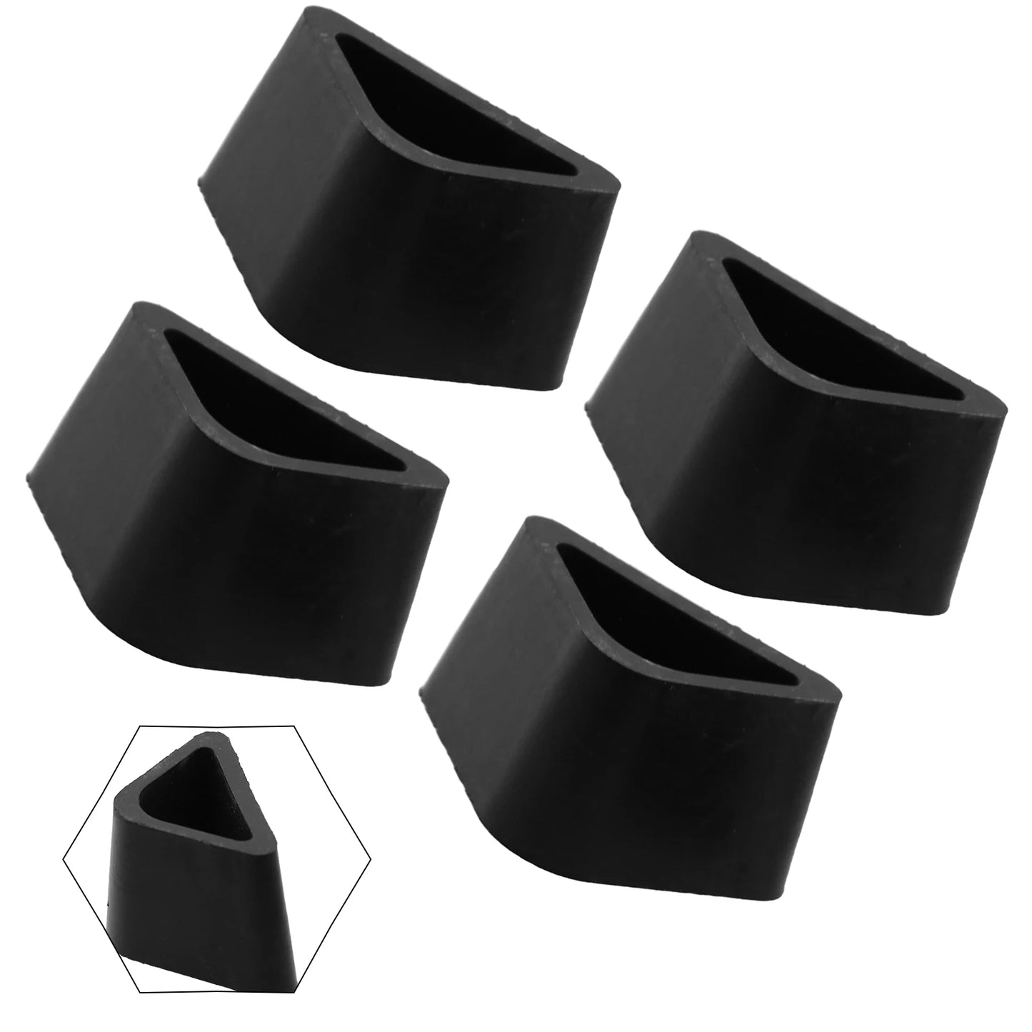 Work Table Trestle Foot 242394-00 Plastic Leg Guards Footrests Black