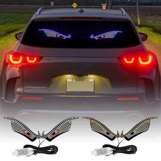 LED Demon Eye Car Light Strip | USB Atmosphere Decorative Light Car Atmosphere Light Peaceful Pleasures Health and Wellness