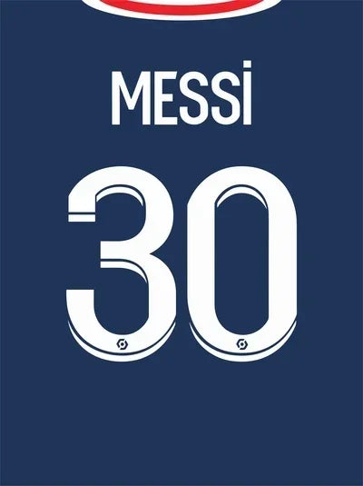 Football Legend Jersey Canvas Poster | Sports Star Wall Art